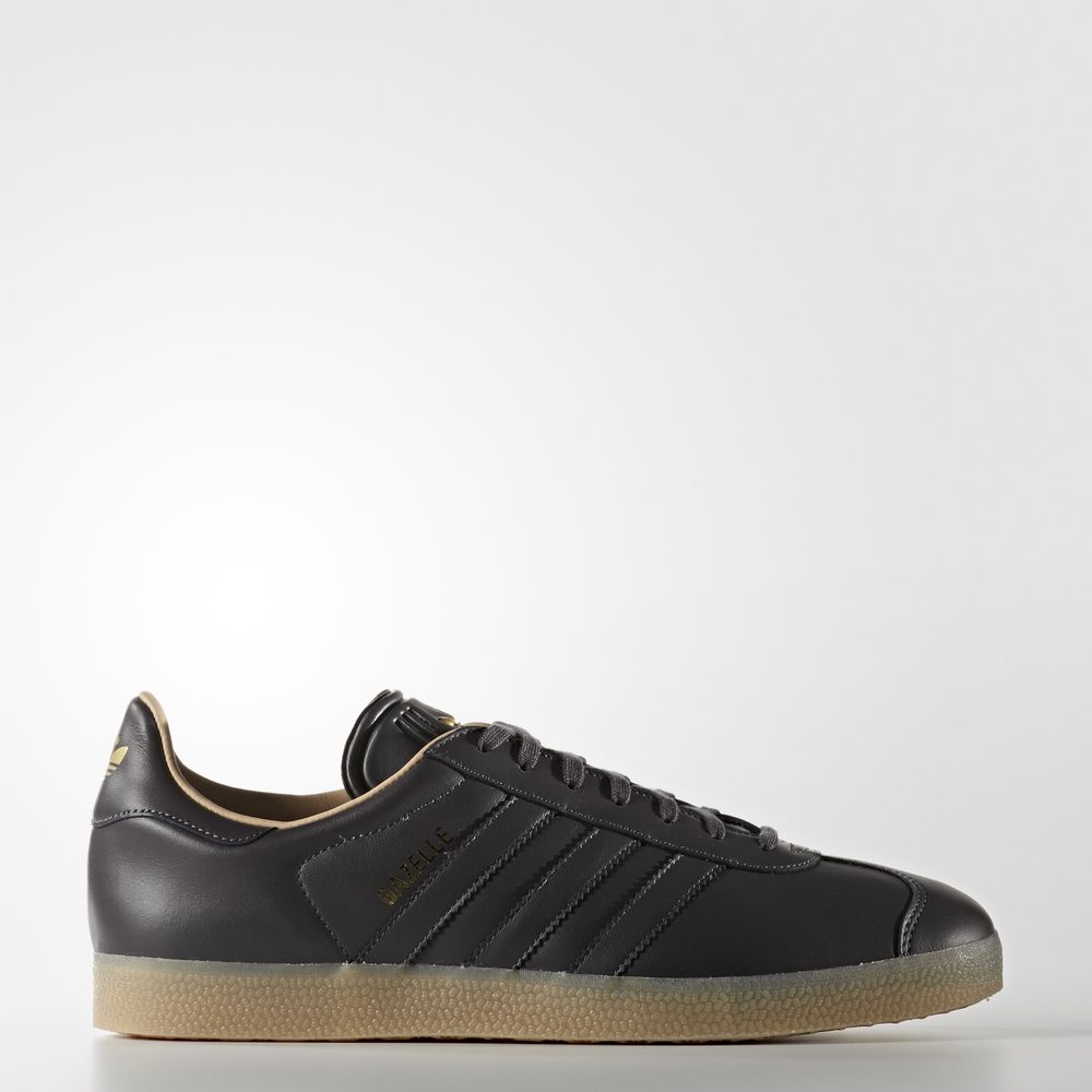 Adidas Gazelle - Originals ανδρικα - Μαυρα/Ασπρα/Χρυσο Χρωμα Μεταλλικός,Μέγεθος: EU 36 – 54 2/3 (803